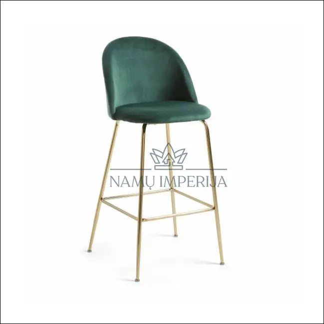 Baro kėdė VI043 - €52 Save 70% 50-100, __label:Pristatymas 1-2 d.d., baro-kedes, color-auksine, color-zalia €50