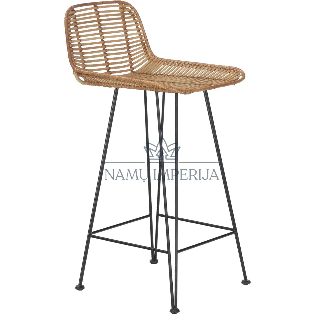 Baro kėdė VI068 - €55 Save 80% 50-100, __label:Pristatymas 1-2 d.d., color-juoda, color-ruda, material-metalas