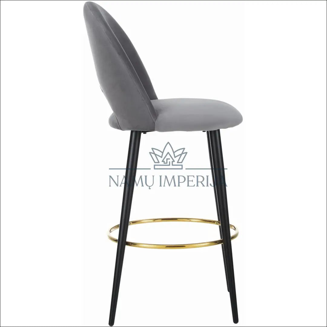 Baro kėdė VI289 - €94 Save 65% 50-100, __label:Pristatymas 1-2 d.d., baro-kedes, color-pilka, material-aksomas