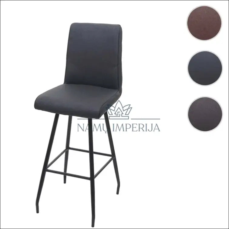 Baro kėdė VI556 - €75 Save 50% 50-100, __label:Pristatymas 1-2 d.d., baro-kedes, color-pilka, material-gobelenas