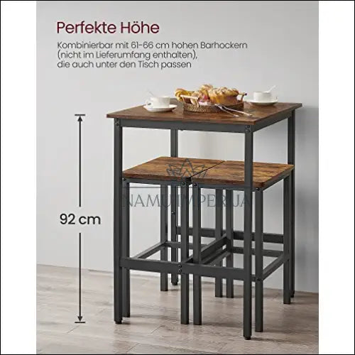 Baro stalas SM117 - €107 Save 30% 100-200, __label:Pristatymas 5-14 d.d., baro-stalas, notouch30, song 60x60x90cm