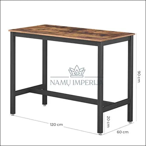 Baro stalas SM1482 - €140 Save 10% 100-200, __label:Pristatymas 5-14 d.d., baro-stalas, notouch10, song 120x60x90cm