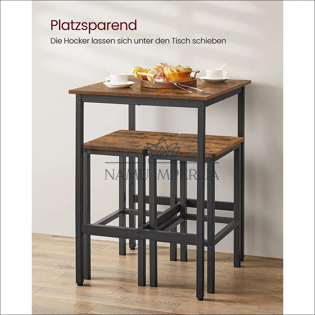 Baro stalas su kėdėmis komplektas SM126 - €141 Save 10% 100-200, __label:Pristatymas 5-14 d.d., baro-kedes,