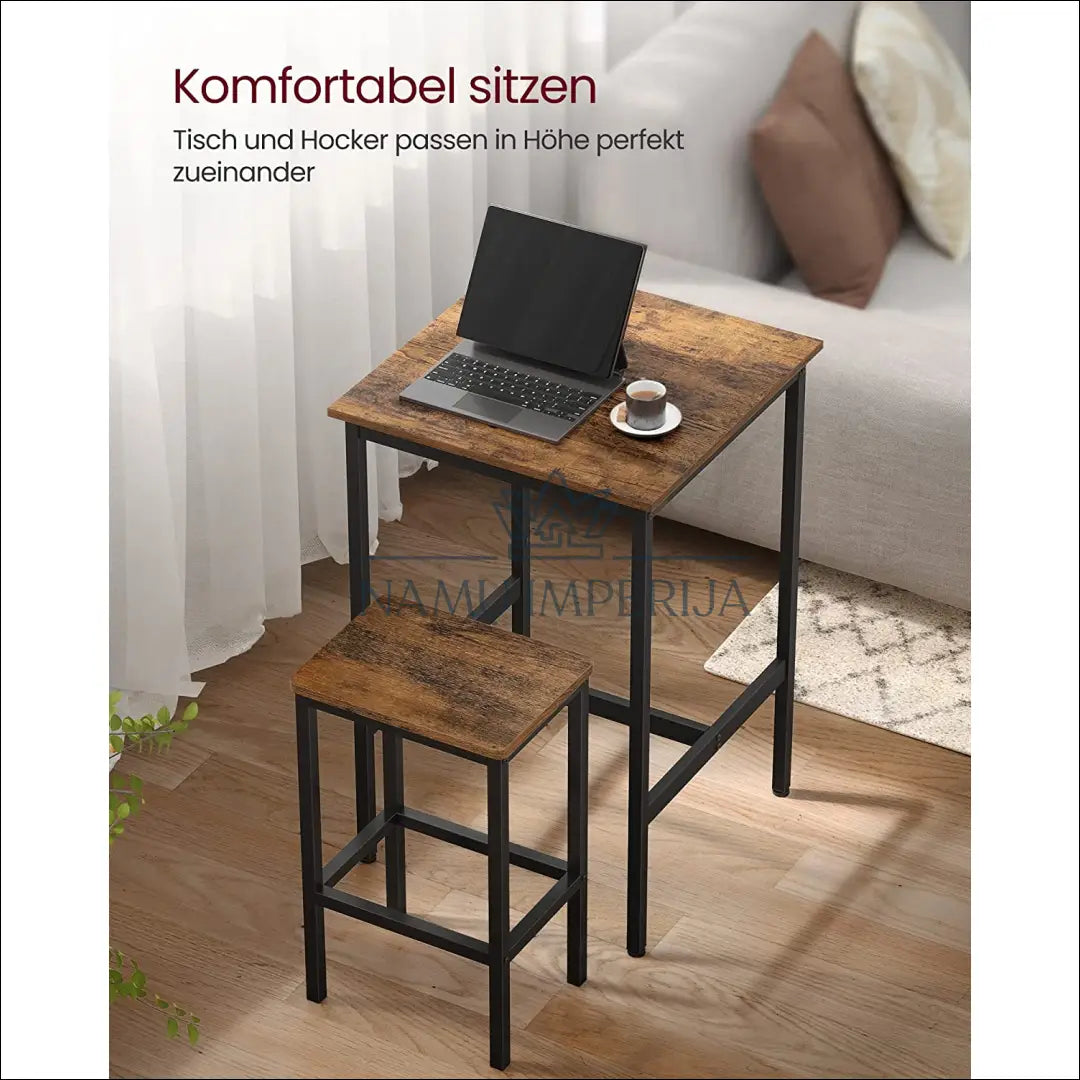 Baro stalas su kėdėmis komplektas SM126 - €141 Save 10% 100-200, __label:Pristatymas 5-14 d.d., baro-kedes,