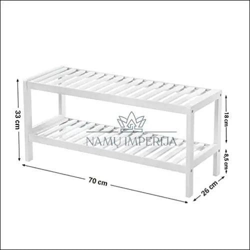 Batų lentyna SM987 - €63 Save 30% 50-100, __label:Pristatymas 5-14 d.d., batu-lentyna, notouch30, song 70x26x33cm