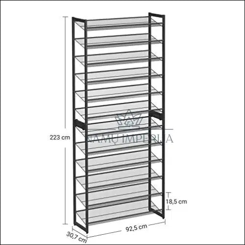 Batų lentyna SM988 - €145 Save 10% 100-200, __label:Pristatymas 5-14 d.d., batu-lentyna, notouch10, prieskambaris