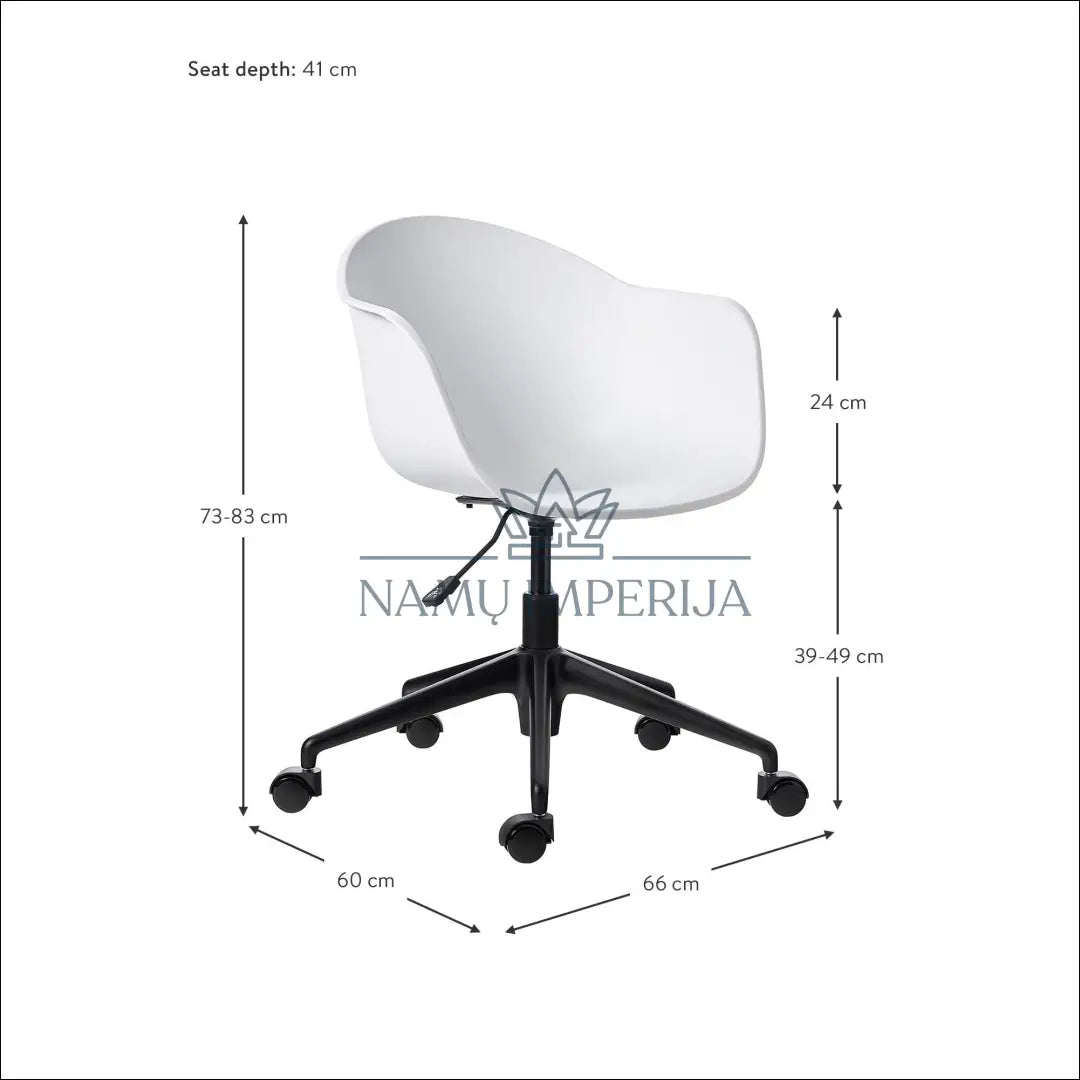 Darbo kėdė BI151 - €85 Save 50% 50-100, __label:Pristatymas 1-2 d.d., biuro-baldai, biuro-kedes, color-balta €50