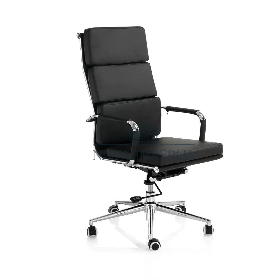 Darbo kėdė BI178 - €299 Save 65% __label:Pristatymas 1-2 d.d., color-juoda, color-sidabrine, material-dirbtine-oda,