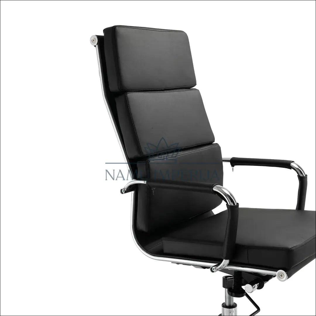 Darbo kėdė BI178 - €299 Save 65% __label:Pristatymas 1-2 d.d., color-juoda, color-sidabrine, material-dirbtine-oda,