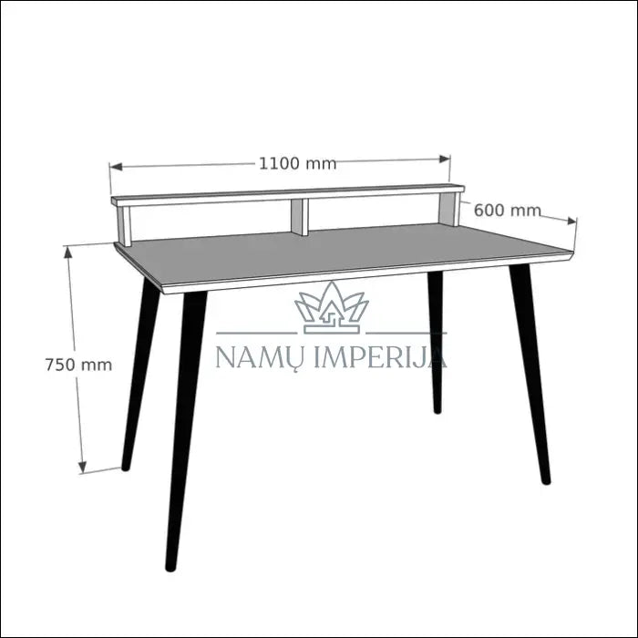 Darbo stalas BI098 - €189 Save 65% 100-200, __label:Pristatymas 1-2 d.d., biuro-baldai, biuro-stalai, color-ruda