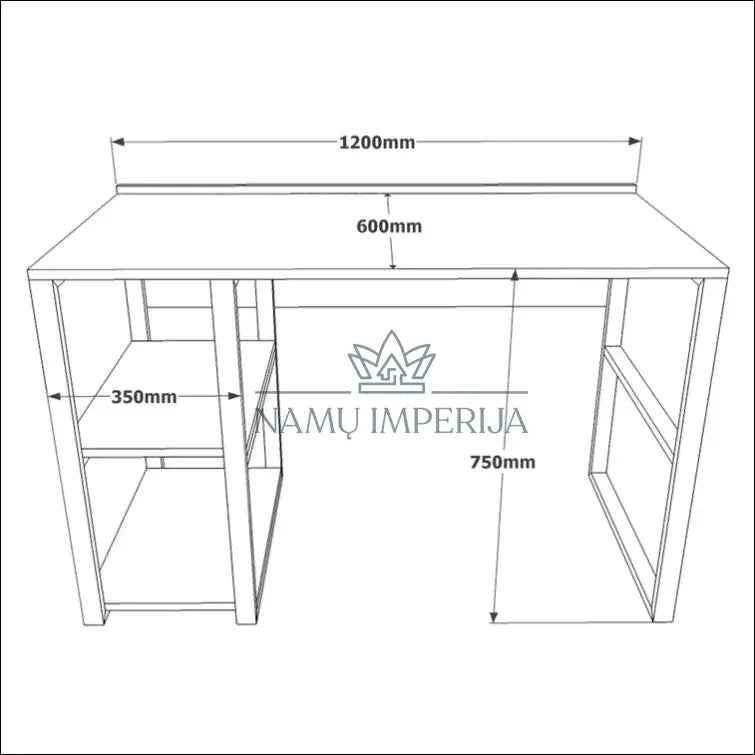 Darbo stalas BI109 - €74 Save 65% 50-100, __label:Pristatymas 1-2 d.d., biuro-baldai, biuro-stalai, color-juoda €50