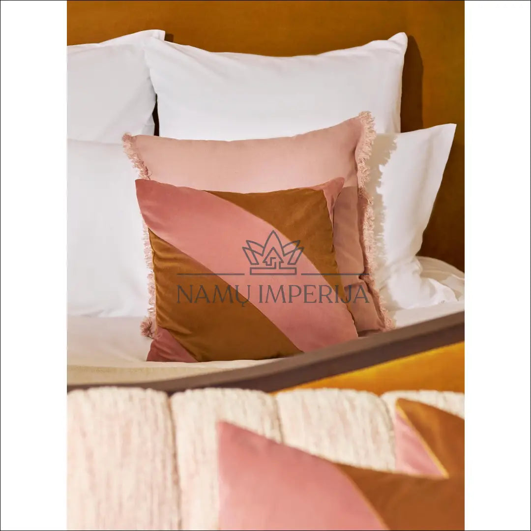 Dekoratyvinė aksominė pagalvėlė DI4327 - €13 Save 50% __label:Pristatymas 1-2 d.d., color-rozine, color-ruda,