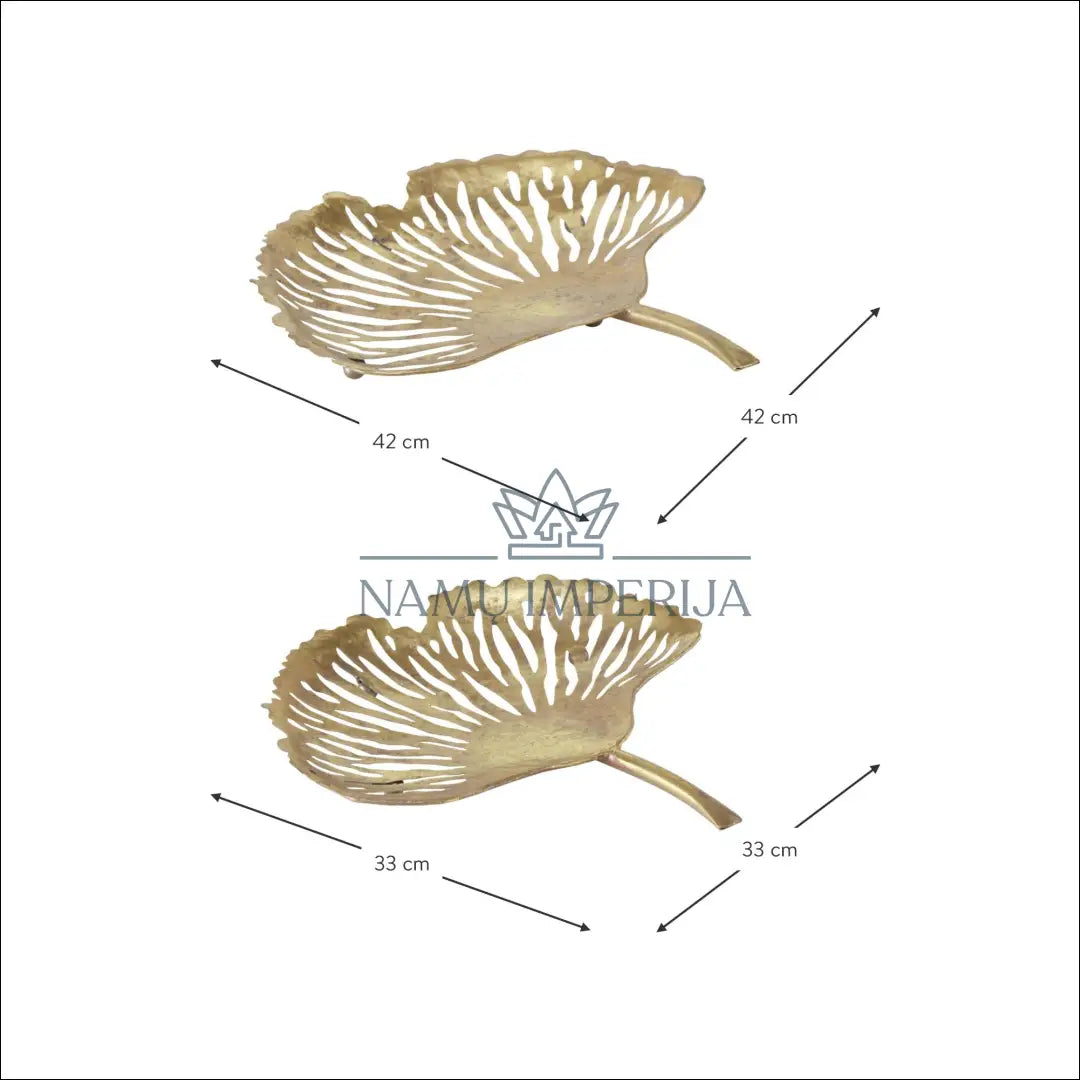 Dekoratyviniai dubenys (2vnt) DI3084 - €17 Save 65% __label:Pristatymas 1-2 d.d., color-auksine, dekoracijos,