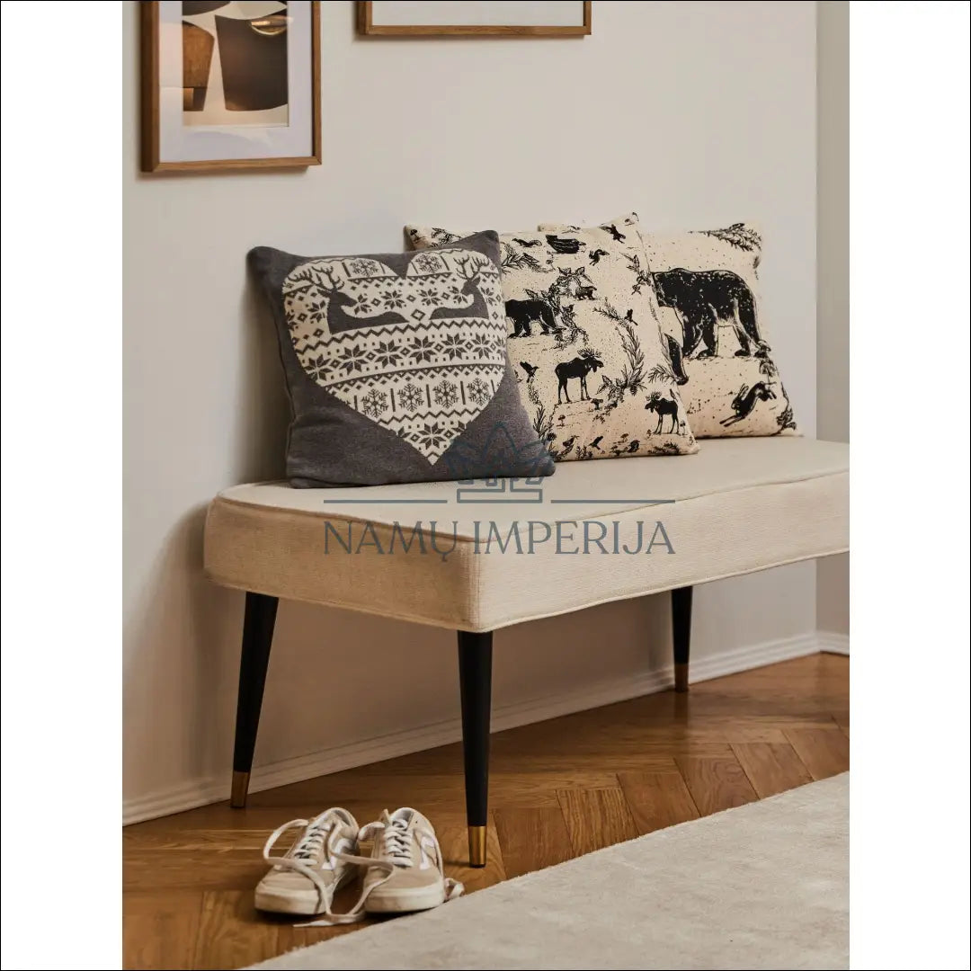Dekoratyvinių pagalvėlių komplektas (2vnt) DI4312 - €18 Save 50% __label:Pristatymas 1-2 d.d., color-juoda,