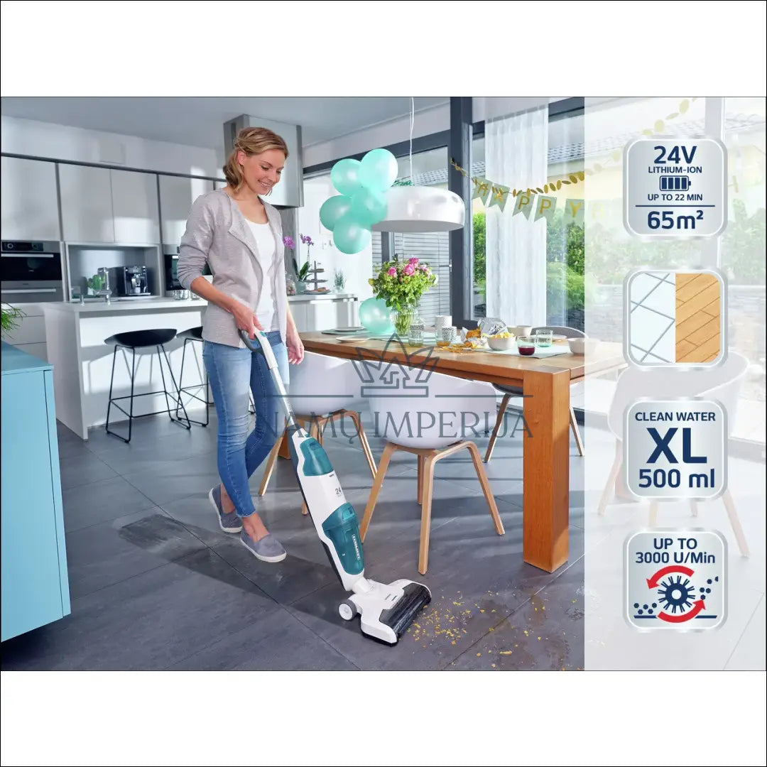 Dulkių siurblys - šluota Regulus Aqua Powervac Pro “Leifheit” KI958 - €125 Save 50% 100-200,