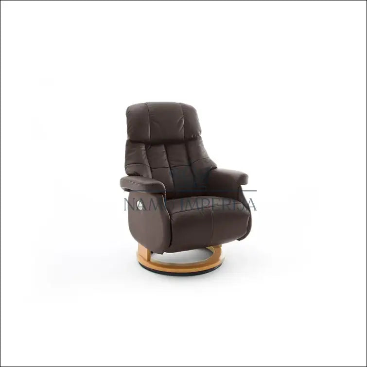 Elektra valdomas odinis fotelis MI456 - €640 Save 50% __label:Pristatymas 1-2 d.d., color-ruda, foteliai,