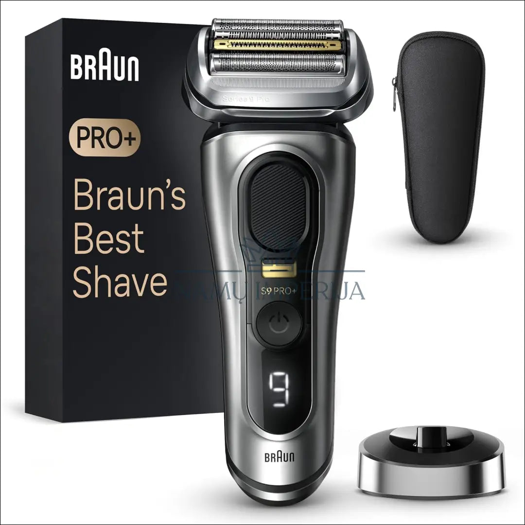 Elektrinis skustuvas ’Braun’ KI925 - €216 Save 55% __label:Pristatymas 1-2 d.d., color-juoda, color-sidabrine,