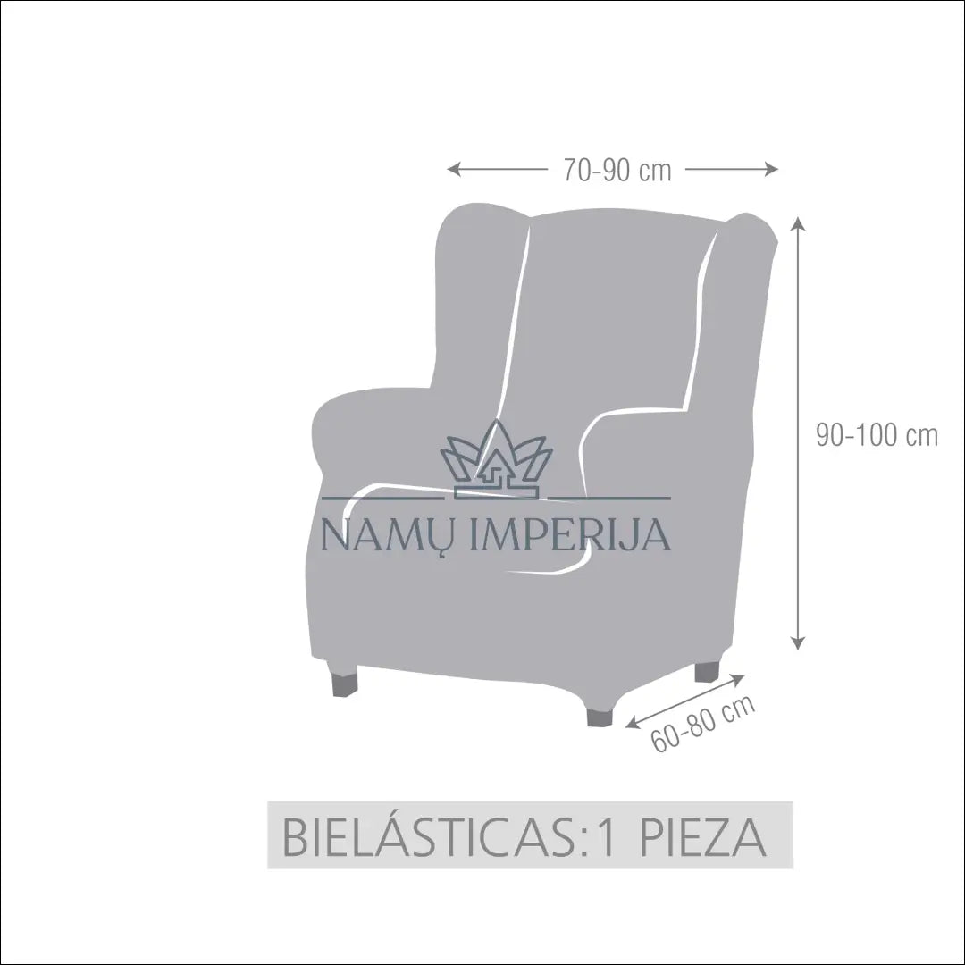 Fotelio užvalkalas DI3076 - €24 Save 70% __label:Pristatymas 1-2 d.d., color-kremas, material-akrilas,