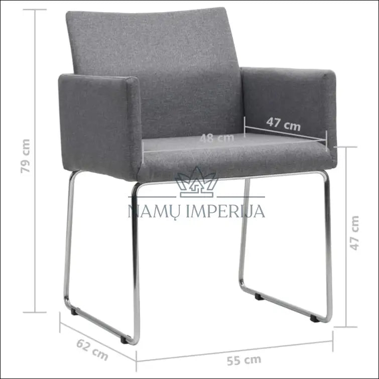 Fotelis/Kėdė MI429 - €58 Save 50% 50-100, __label:Pristatymas 1-2 d.d., color-pilka, foteliai, kedes-valgomojo