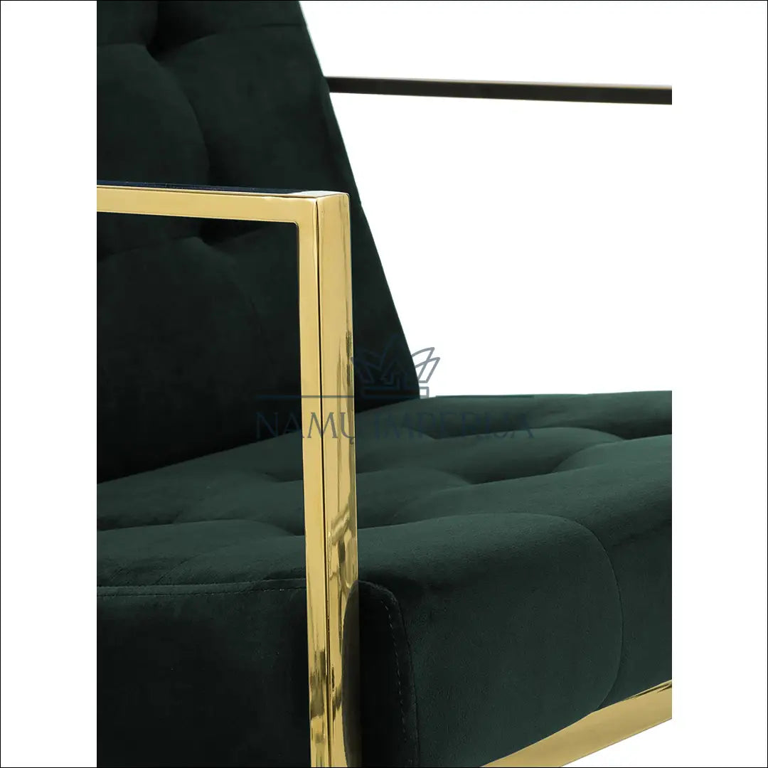 Fotelis MI291 - €210 Save 65% __label:Pristatymas 1-2 d.d., color-auksine, color-zalia, foteliai, material-aksomas
