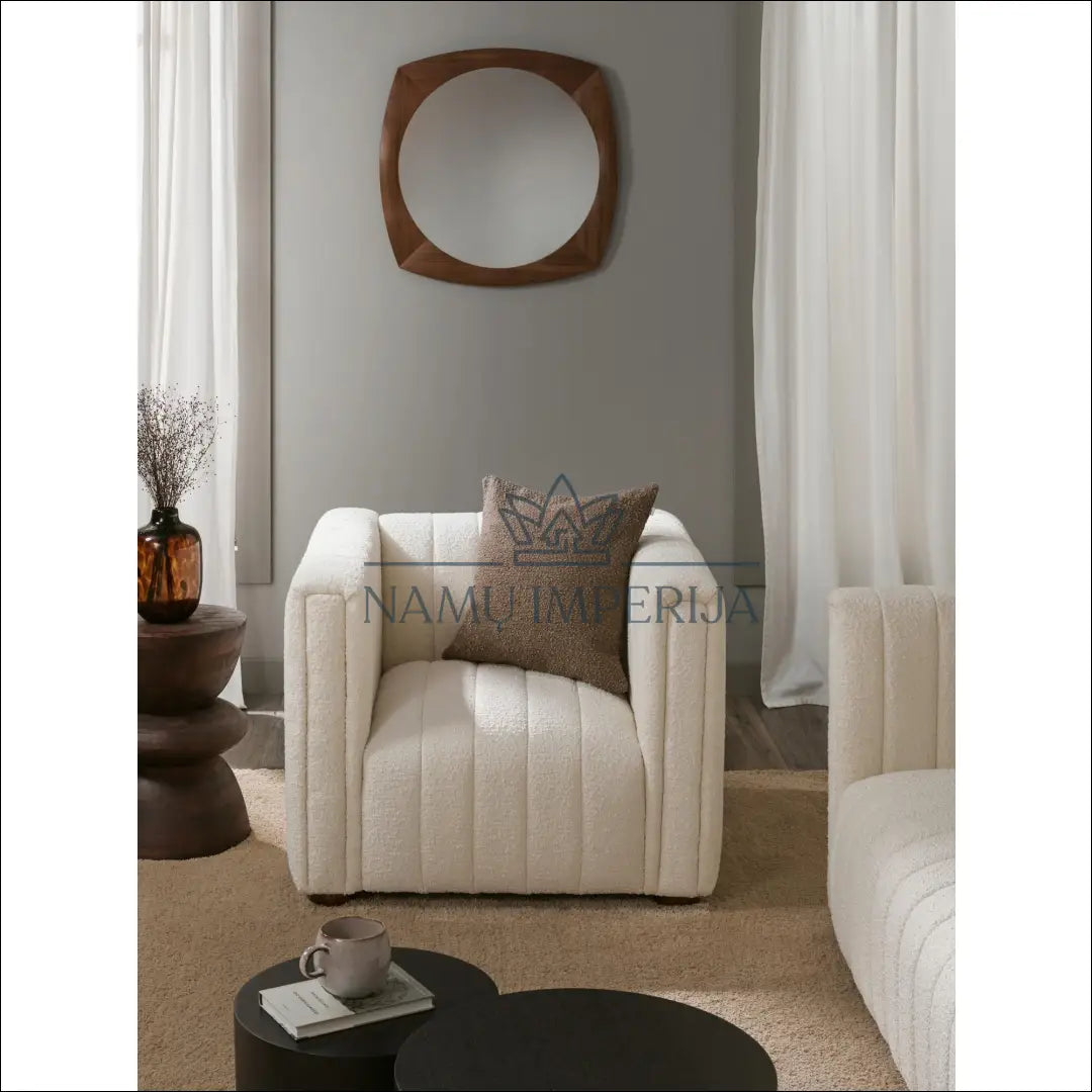 Fotelis MI303 - €450 Save 50% __label:Pristatymas 1-2 d.d., color-kremas, foteliai, material-poliesteris, minkšti