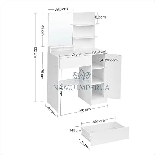 Grožio staliukas SM1308 - €150 Save 10% 100-200, __label:Pristatymas 5-14 d.d., grozio-staliukas, notouch10, song