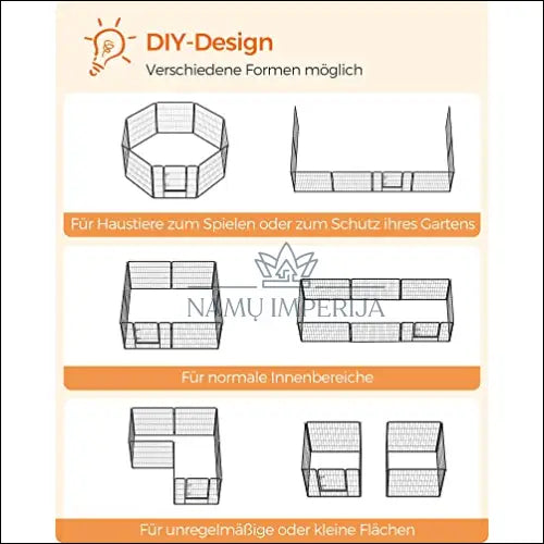 Gyvūno narvas SM1535 - €146 Save 10% 100-200, __label:Pristatymas 5-14 d.d., gyvunai, narvas, notouch10 240x80x80cm