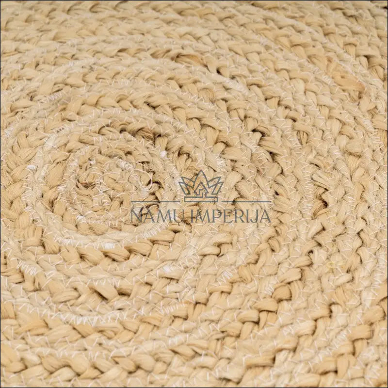 Kilimas NI5106 - €59 100-200, 50-100, color-Ivory, kilimai, newdiva2 Kilimai Handmade Round Monochrome Rug | Namų