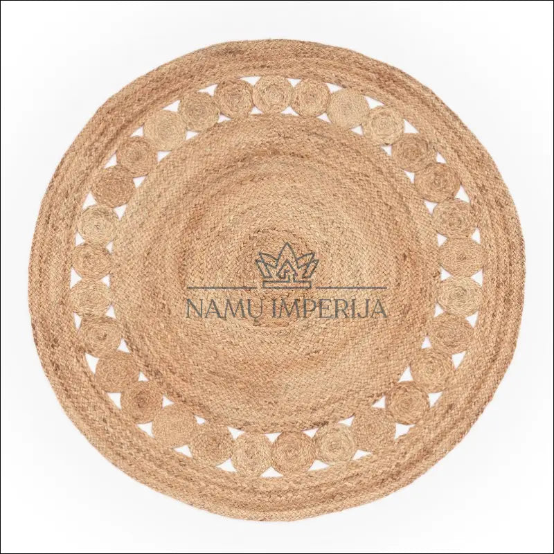 Kilimas NI5109 - €59 100-200, 50-100, color-Nature, kilimai, newdiva2 Kilimai Handmade Round Rug With Border | Namų