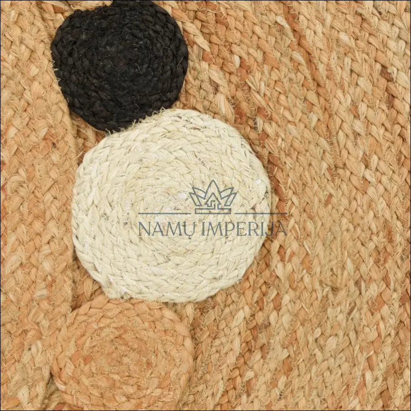 Kilimas NI5108 - €184 100-200, 50-100, color-juoda, kilimai, newdiva2 Kilimai Handmade Round Rug for living room