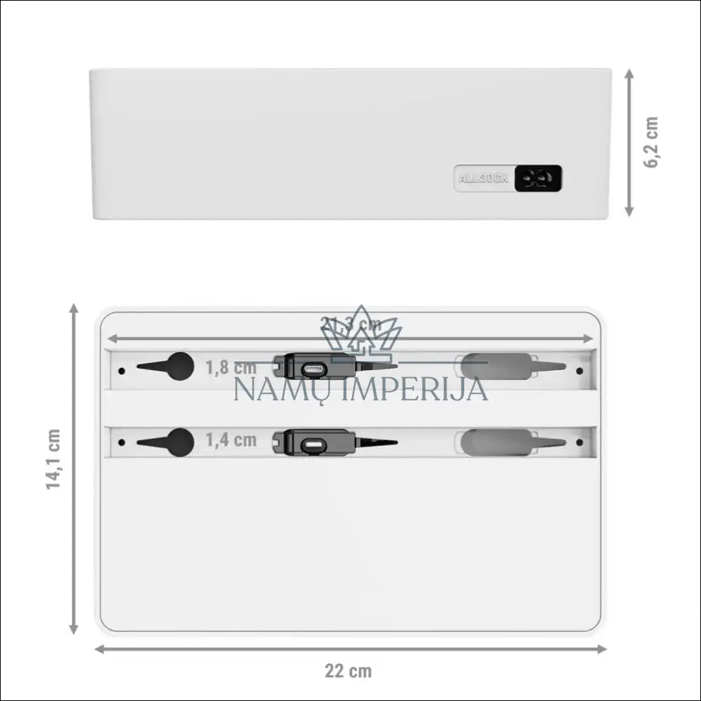 Įkrovimo stotelė “ALLDOCK” KI920 - €99 Save 50% 50-100, __label:Pristatymas 1-2 d.d., biuro-baldai,