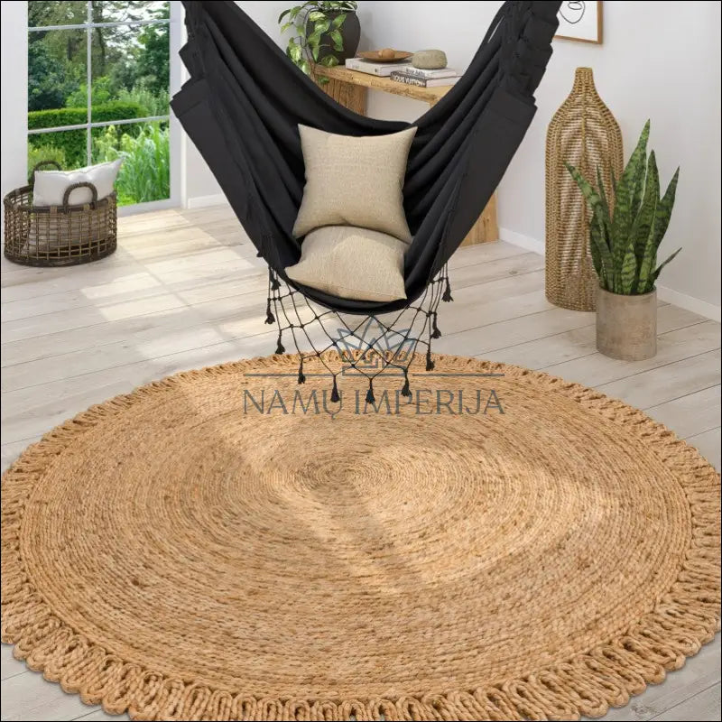 Kilimas NI5851 - €75 Save 15% 100-200, 50-100, color-Nature, kilimai, newdiva2 80 cm round / Gamta Kilimai Jute Rug