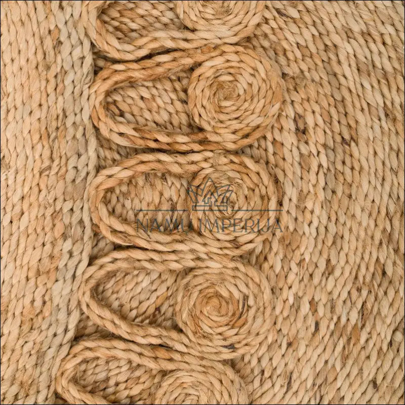 Kilimas NI5852 - €75 100-200, 50-100, color-Nature, kilimai, newdiva2 Kilimai Jute Rug Round Handmade Boho Pattern