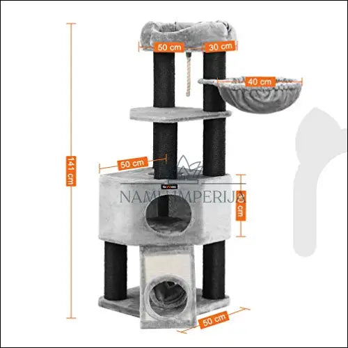 Kačių stovas draskyklė SM032 - €192 Save 10% 100-200, __label:Pristatymas 5-14 d.d., gyvunai, kates, notouch10