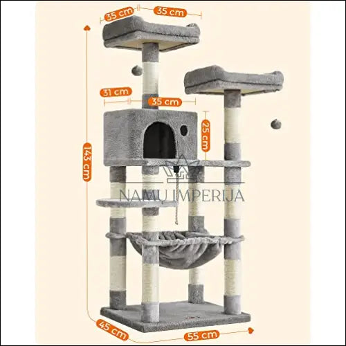 Kačių stovas draskyklė SM036 - €120 Save 10% 100-200, __label:Pristatymas 5-14 d.d., gyvunai, kates, notouch10