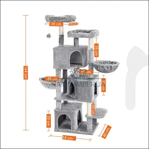 Kačių stovas draskyklė SM044 - €152 Save 10% 100-200, __label:Pristatymas 5-14 d.d., gyvunai, kates, notouch10