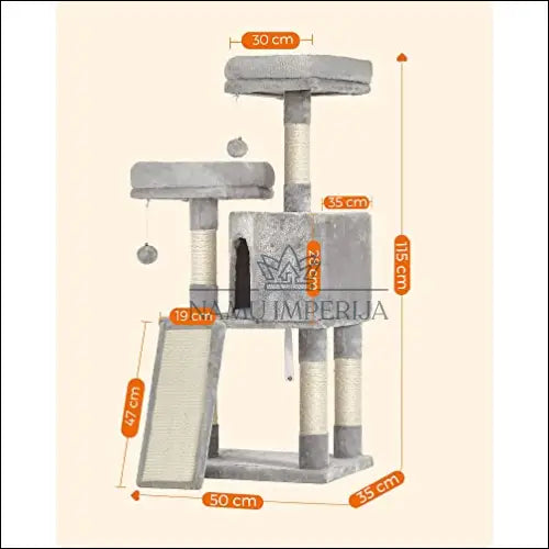 Kačių stovas draskyklė SM049 - €79 Save 10% 50-100, __label:Pristatymas 5-14 d.d., gyvunai, kates, notouch10 50 x