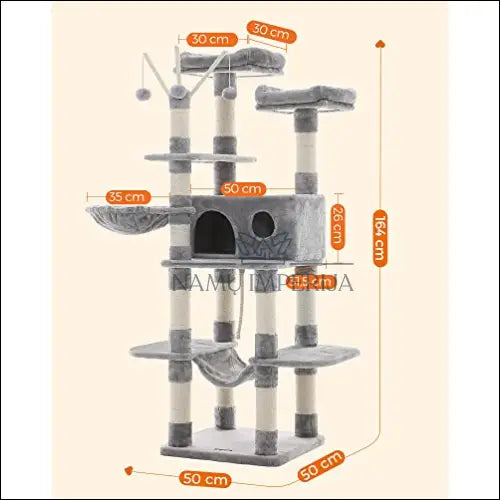 Kačių stovas draskyklė SM054 - €141 Save 10% 100-200, __label:Pristatymas 5-14 d.d., gyvunai, kates, NEW-SONGMICS