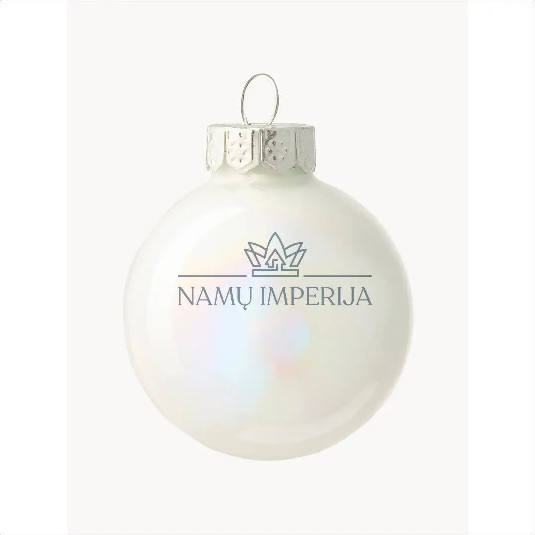 Kalėdinių burbuliukų komplektas (16vnt) DI4760 - €4 Save 60% __label:Pristatymas 1-2 d.d., color-balta,