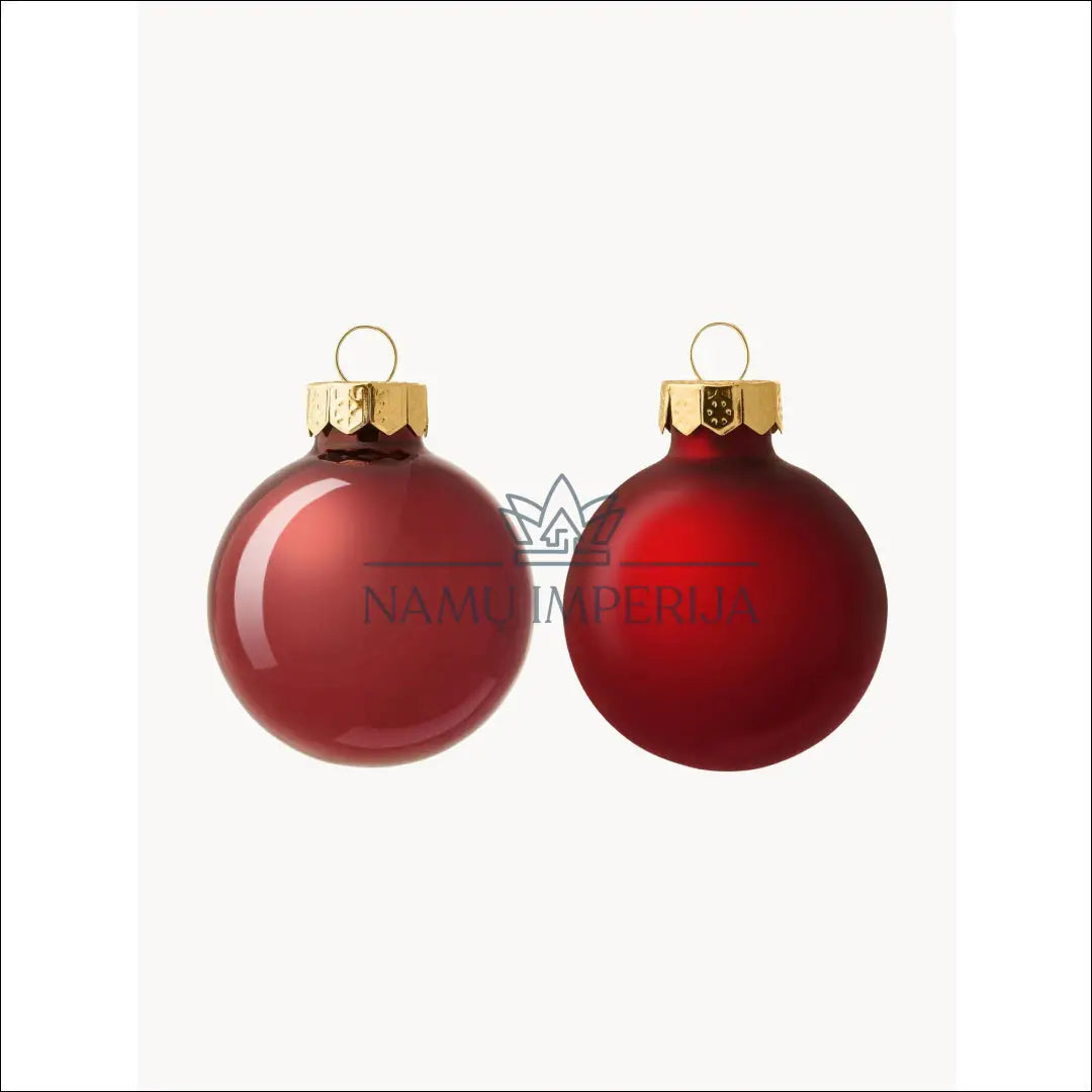 Kalėdinių burbuliukų komplektas (16vnt) DI4844 - €4 Save 60% __label:Pristatymas 1-2 d.d., color-raudona, kaledos,