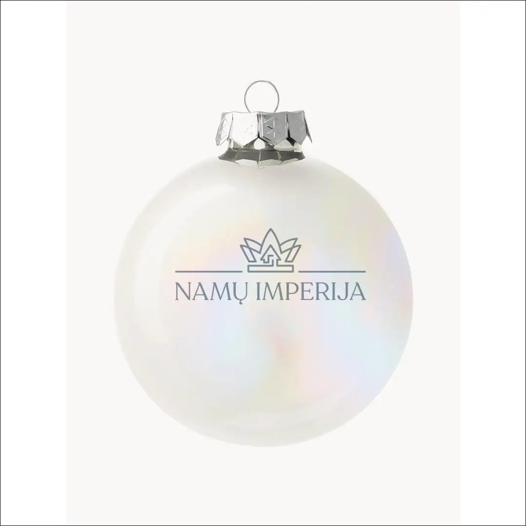 Kalėdinių burbulų komplektas (6vnt) DI4741 - €7 Save 60% __label:Pristatymas 1-2 d.d., color-balta, color-marga,