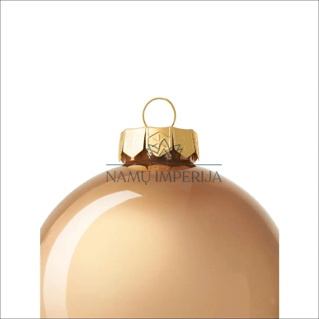 Kalėdinių burbulų komplektas (6vnt) DI4744 - €4 Save 60% __label:Pristatymas 1-2 d.d., color-smelio, kaledos,