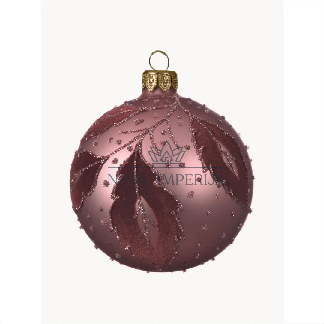 Kalėdinių burbulų komplektas (6vnt) DI4778 - €16 Save 60% __label:Pristatymas 1-2 d.d., color-rozine,