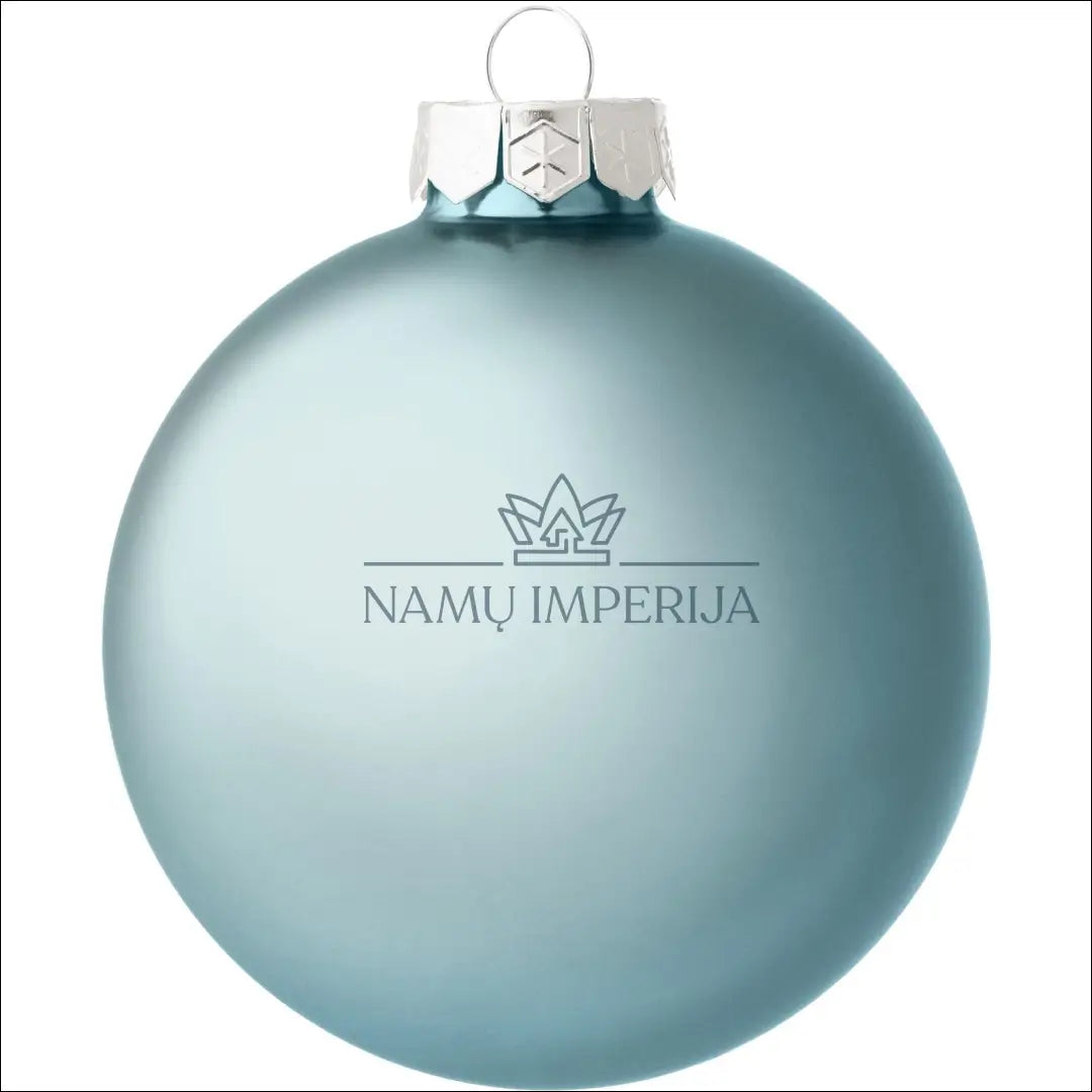 Kalėdinių burbulų komplektas (6vnt) DI4914 - €4 Save 60% __label:Pristatymas 1-2 d.d., color-melyna, kaledos,