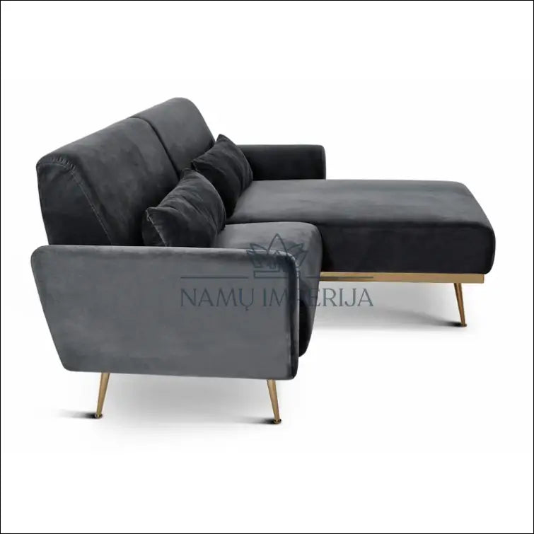 Kampinė sofa MI364 - €430 Save 50% __label:Pristatymas 1-2 d.d., color-auksine, color-pilka, kampai,