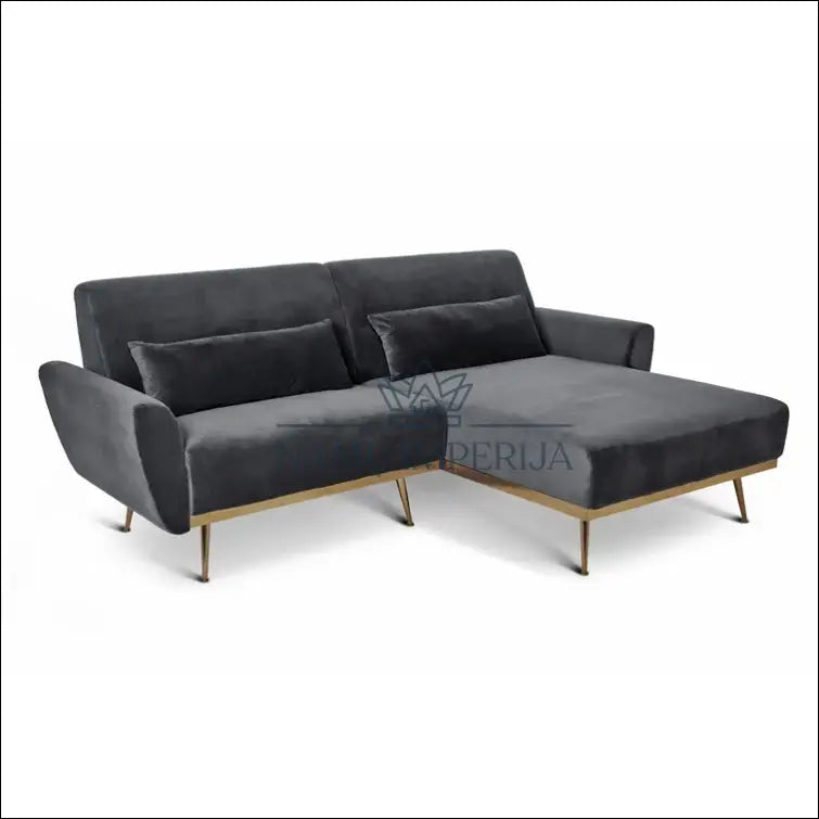 Kampinė sofa MI364 - €430 Save 50% __label:Pristatymas 1-2 d.d., color-auksine, color-pilka, kampai,