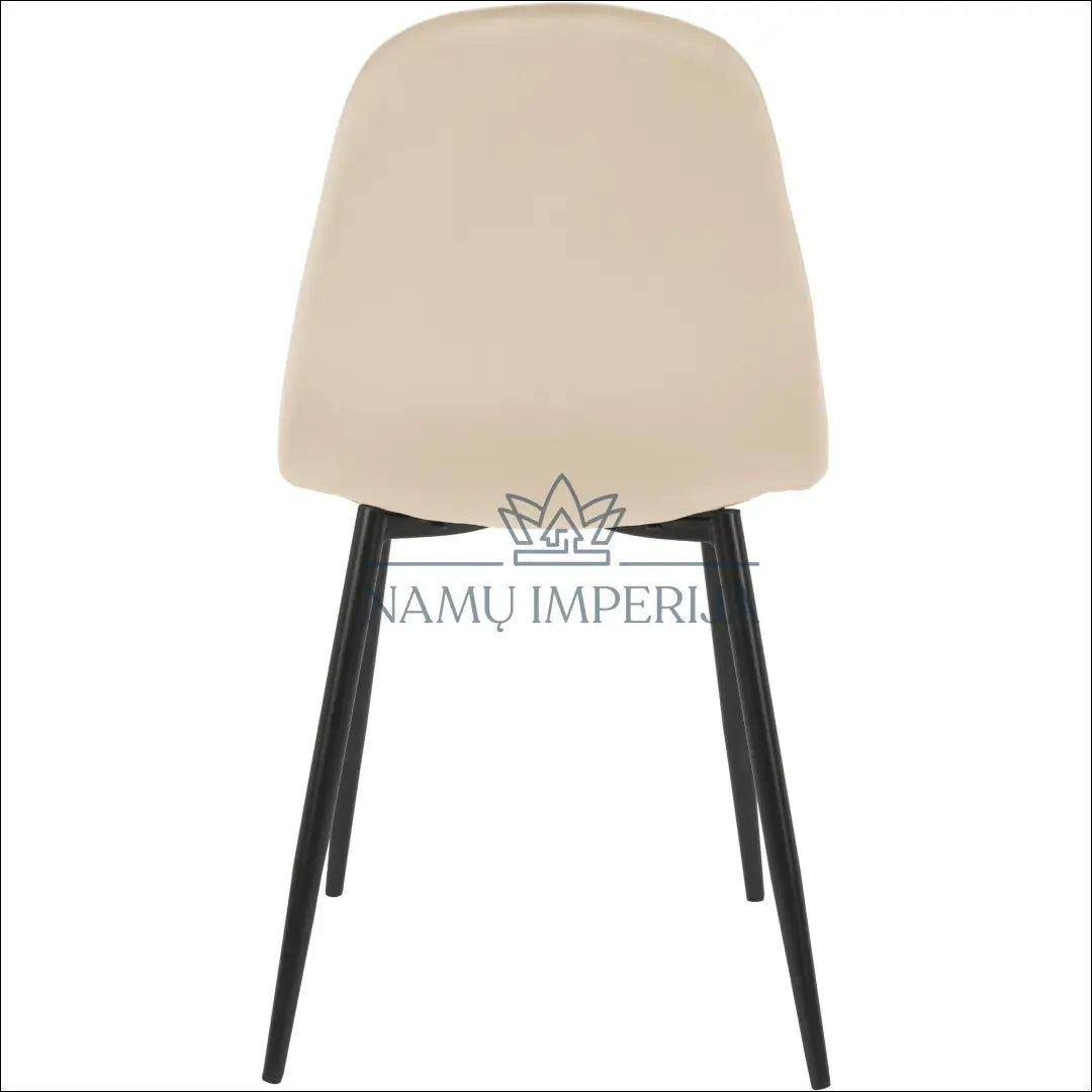 Kėdė VI427 - €40 Save 50% 25-50, __label:Pristatymas 1-2 d.d., color-kremas, kedes-valgomojo, material-aksomas