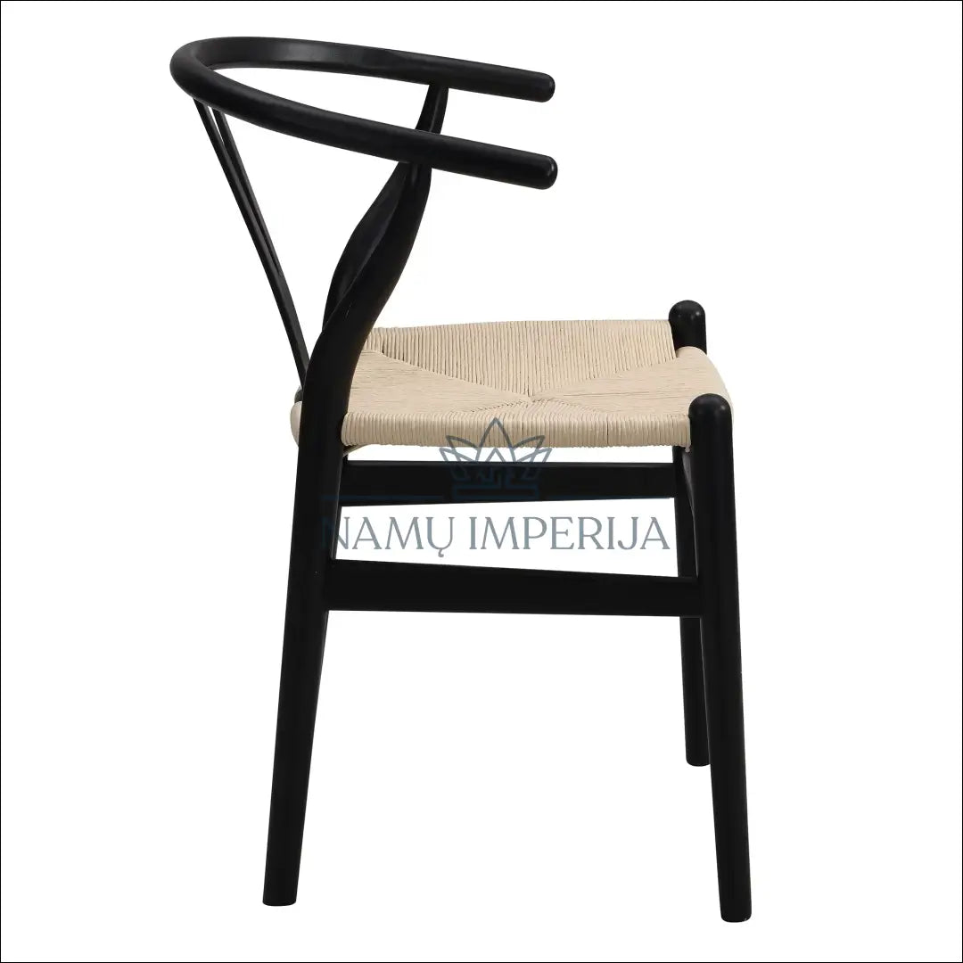 Kėdė VI605 - €110 Save 50% 100-200, __label:Pristatymas 1-2 d.d., color-juoda, color-ruda, kedes-valgomojo €100