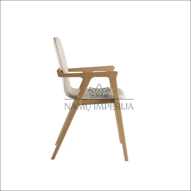 Kėdė VI614 - €170 Save 50% 100-200, __label:Pristatymas 1-2 d.d., color-ruda, color-smelio, kedes-valgomojo €100
