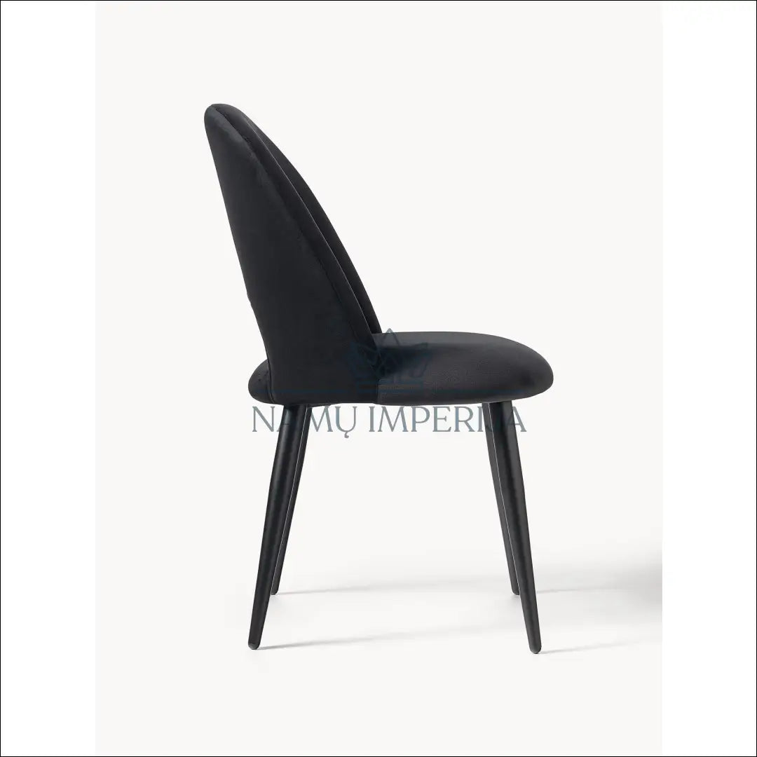 Kėdė VI680 - €85 Save 55% 50-100, __label:Pristatymas 1-2 d.d., color-juoda, kedes-valgomojo, material-aksomas